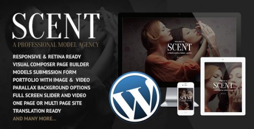 Download Nulled Scent v3.2.6 - Model Agency WordPress Theme product