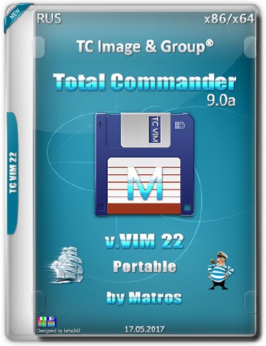 Total Commander 9.0a v.VIM 22 Portable by Matros (RUS/2017)