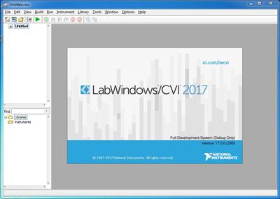 NI LabWindows/CVI 2017 with Real-Time Module 180107