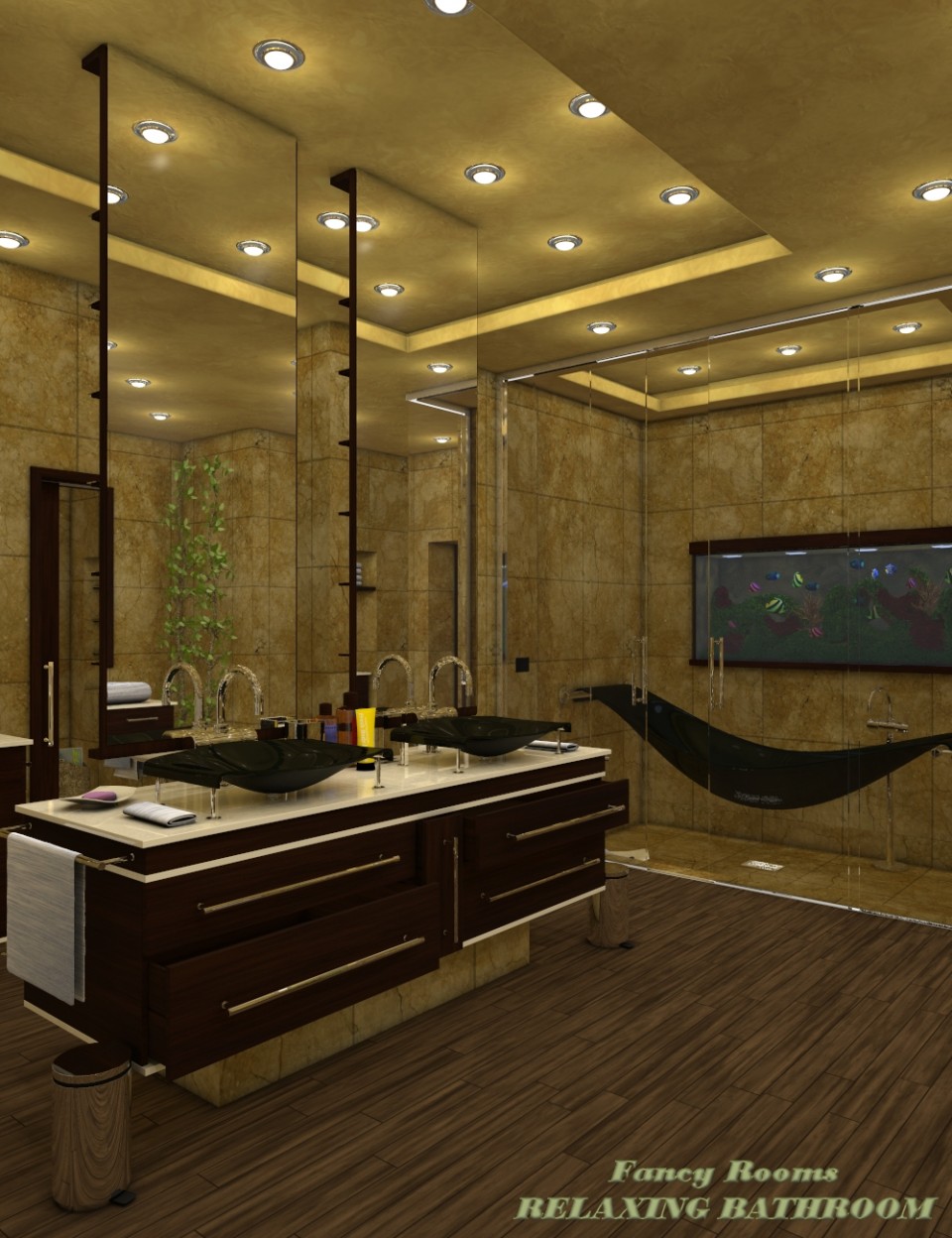 Fancy Rooms - Relaxing Bathroom