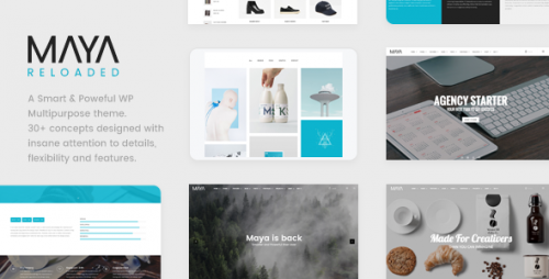 NULLED Maya v1.2 - Smart and Powerful WP Theme pic
