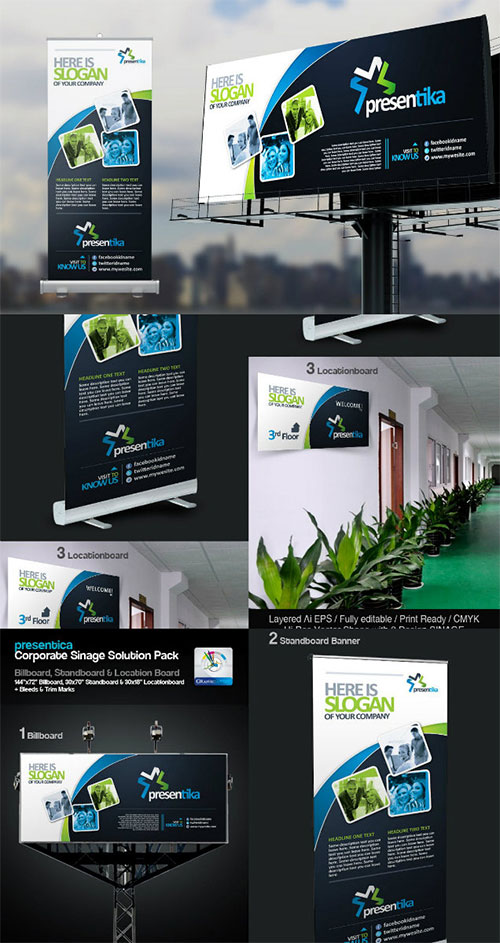 Corporate Signage Solution Pack
