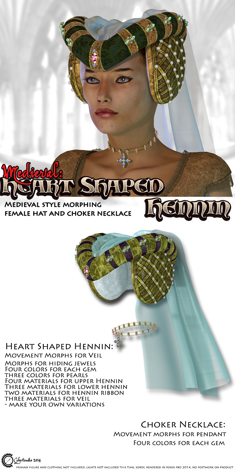 Medieval: Heart Shaped Hennin