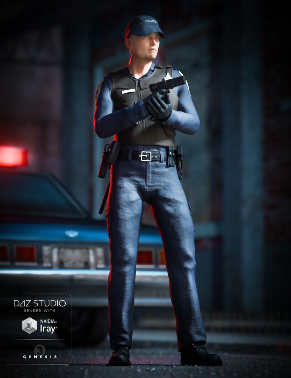Law Enforcement Outfits for Genesis 2 and 3 Male(s)