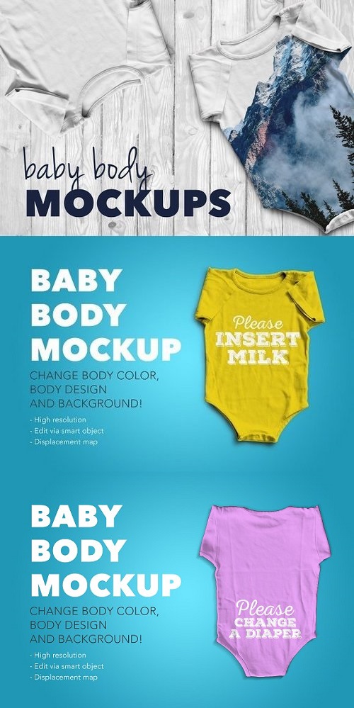 Baby Body Mockups 1243534