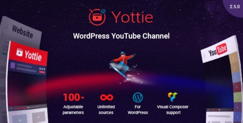 Nulled Yottie v2.5.0 - YouTube Channel WordPress Plugin  
