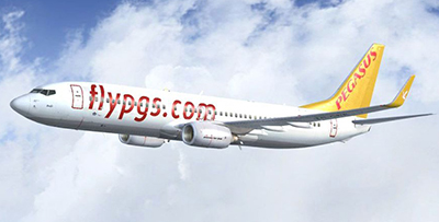 Pegasus Airlines 14 июля разинет прямые рейсы Одесса – Анкара