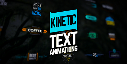 Kinetic Text Animations - Project for After Effects (Videohive)