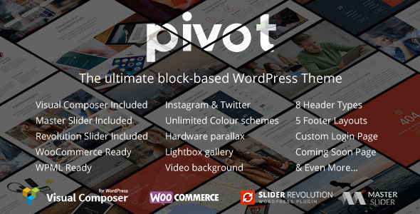 Pivot v1.4.19 - Responsive Multipurpose WordPress Theme