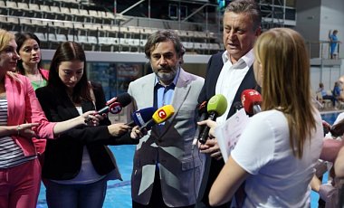 В Киеве готовятся к чемпионату Европы по скачкам в воду