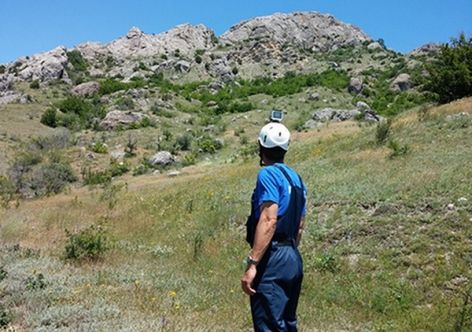 В Крыму снимали с горы двух туристов [фото]