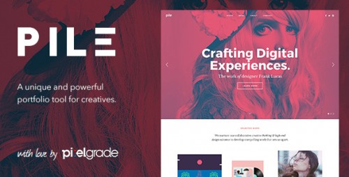 [GET] Nulled PILE v2.1.9 - An Uncoventional WordPress Portfolio Theme product pic