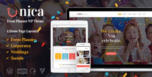Nulled Unica v1.1 - Event Planning Agency Theme  