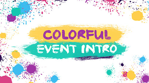Colorful Event Intro - Project for After Effects (Videohive) 