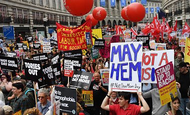 Акция протеста в Лондоне: спрашивали отставки правительства Мэй