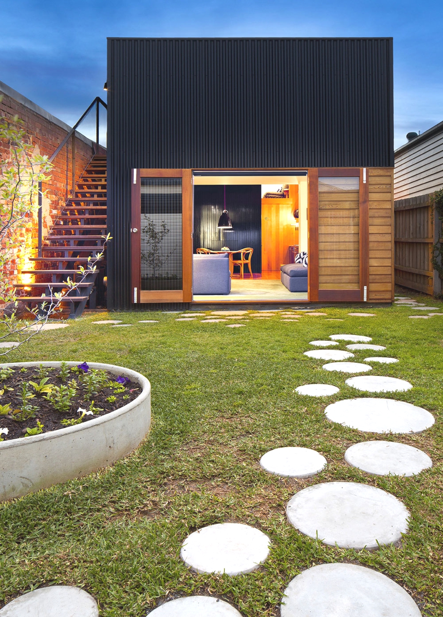 Стильный brunswick house в мельбурне, австралия — инновационная работа от christopher botterill