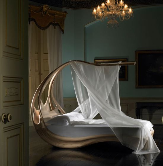 Сказочная элегантность или потрясающая спальня для принцессы от маститого дизайнера jospeh walsh