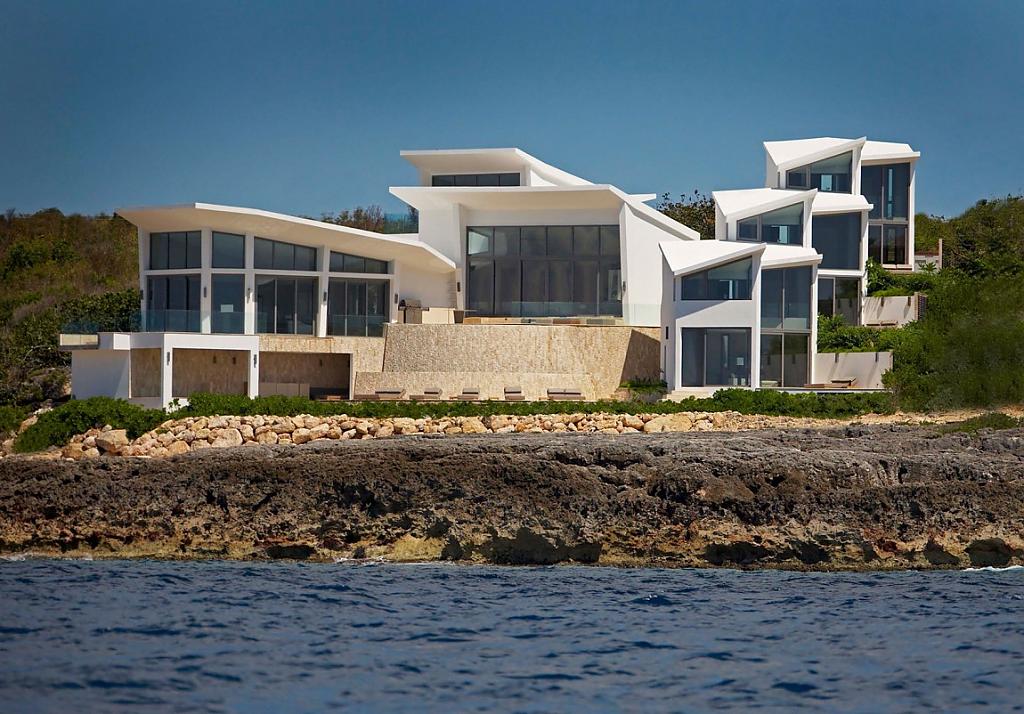 Дом на утёсе на берегу карибского моря: проект kishti от архитекторов и дизайнеров из cecconi simone