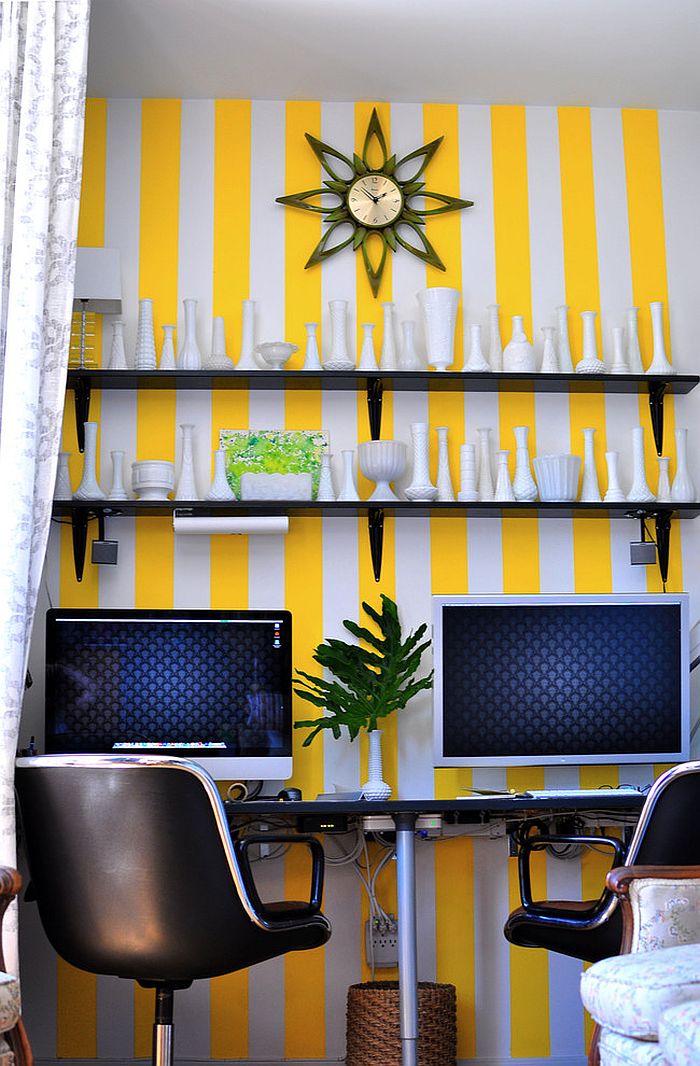 10 Идей оформления домашнего офиса с использованием уникальных полос