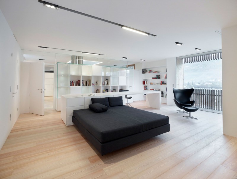 Дом для двоих с шикарным видом в тренто, италия. дизайн студии burnazzi feltrin architects