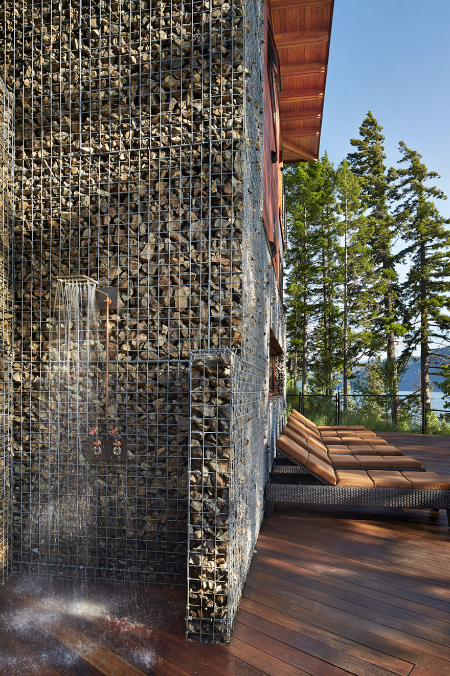 Дом в горах у озера от johnston architects — полная гармония с собой и окружающим миром