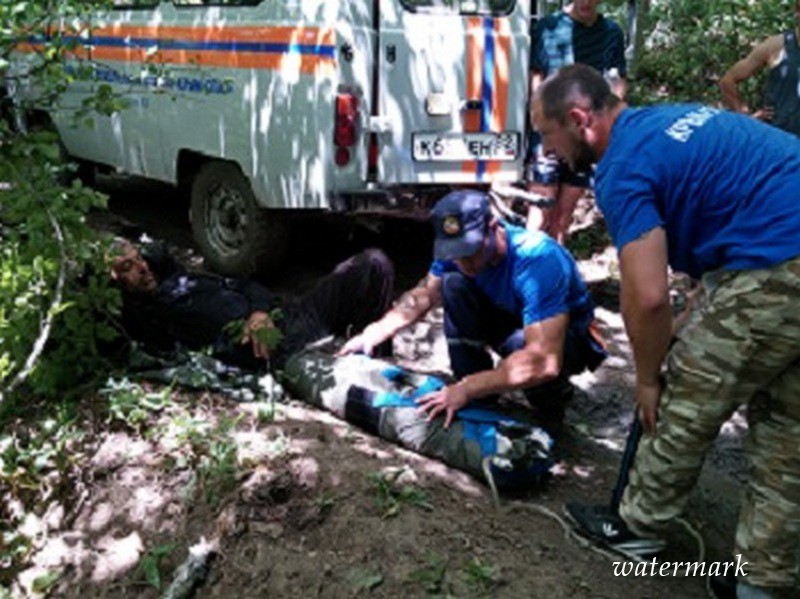В крымских горестях разыскивали туриста со сломанной ногой