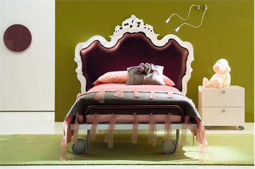 Роскошь и ультрасовременность в оформлении концептуальной детской спальни для вашей куколки