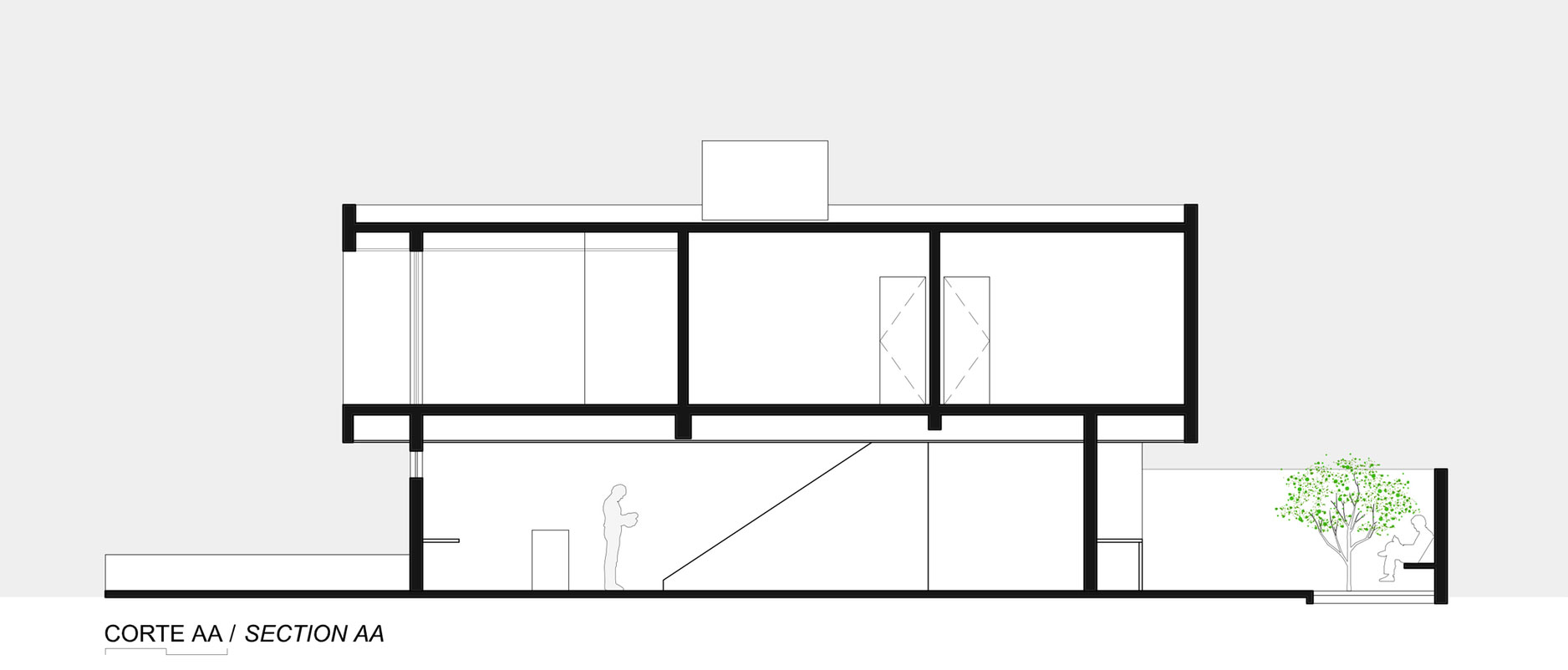 Лаконичный дизайн белоснежного минималистского дома со стеклянными стенами