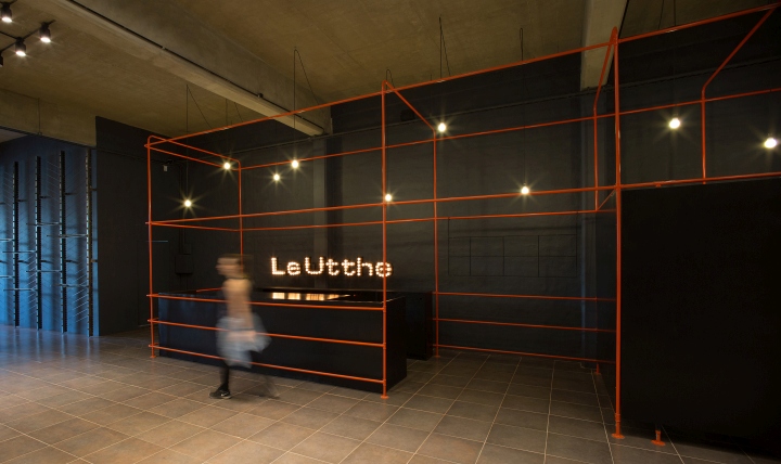 Индустриальный дизайн магазина orange machine le utthe