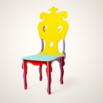 Дизайнерский стул для кафе арт-рокко
