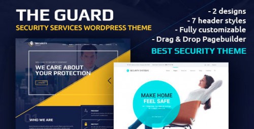 Nulled The Guard v1.6.1 - Security Company WordPress Theme snapshot
