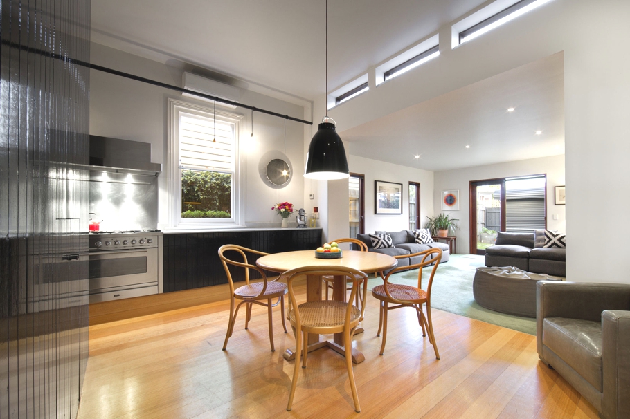 Стильный brunswick house в мельбурне, австралия — инновационная работа от christopher botterill