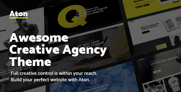 Nulled ThemeForest - Aton v1.1 - A Creative Theme for Modern Design Agencies