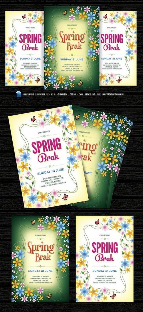 Spring Break / Time Flyer 1308735
