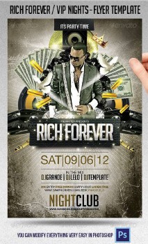 Rich Forever Party Flayer
