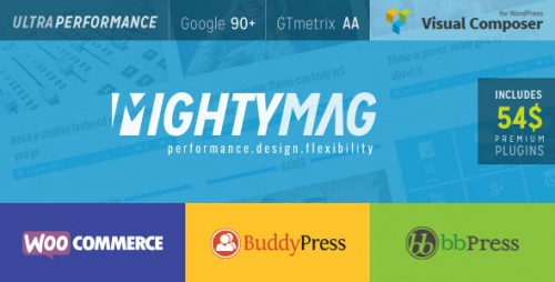 Nulled MightyMag v2.1 - Magazine, Shop, Community WP Theme  