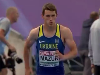 Владислав Мазур – чемпион Европы среди молодежи в прыжках в длину