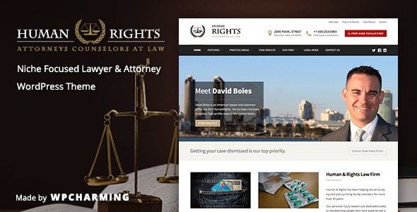 Nulled ThemeForest - HumanRights v1.1.4 - Lawyer and Attorney WordPress Theme
