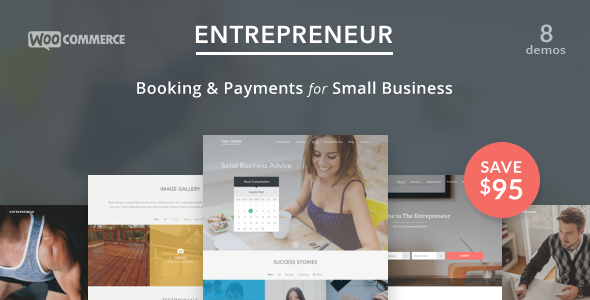 Nulled ThemeForest - Entrepreneur v1.3.4 - Booking for Small Businesses