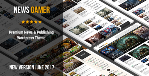 Nulled News Gamer v2.2 - Premium WordPress News  Publishing Theme product photo