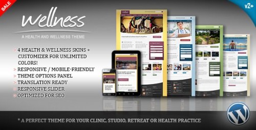 NULLED Wellness v2.0.1 - A Health & Wellness WordPress Theme photo
