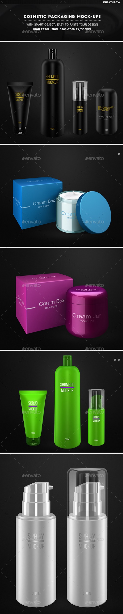 Cosmetic Packaging Mock-Ups 11588347
