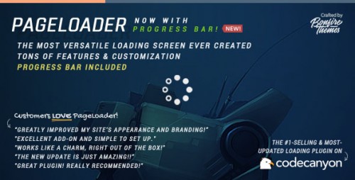 PageLoader v2.7 - Loading Screen and Progress Bar - WordPress product picture