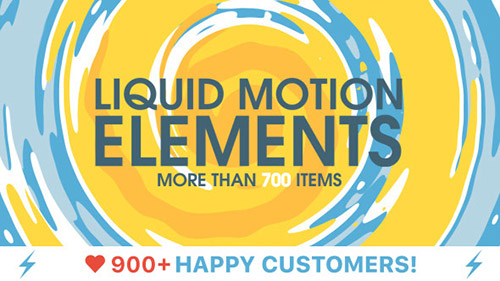 Liquid Motion Elements - Project for After Effects (With 12 June 17 Update) (Videohive)