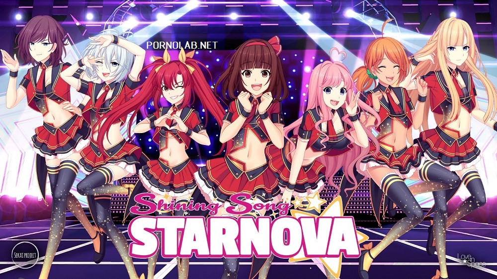 Shining Song Starnova [DEMO, Demo] (Love in space / Sekai Project) [uncen] [2017, ADV, Animation, Comedy, Idol/Idols, Manager Protagonist, Tiny Tits, Big Breats, Oral, Blowjob, Dark Skin, Tanned, Harem] [eng]