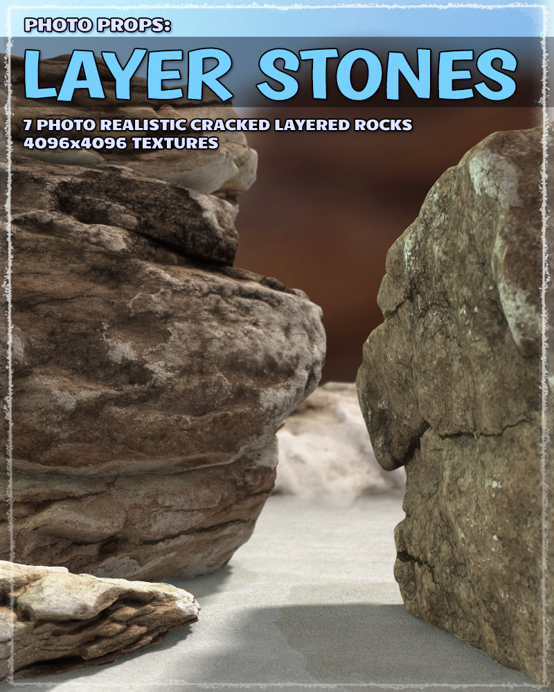 Photo Props: Layer Stones