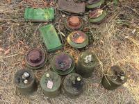 На Донетчине полицейские вскрыли большенный схрон боеприпасов и взрывчатки(фото)