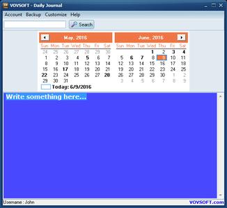 VovSoft Daily Journal 4.2 Portable