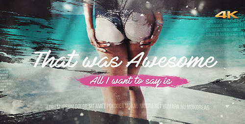 That Was Awesome - Brush Travel Slideshow - Project for After Effects (Videohive)