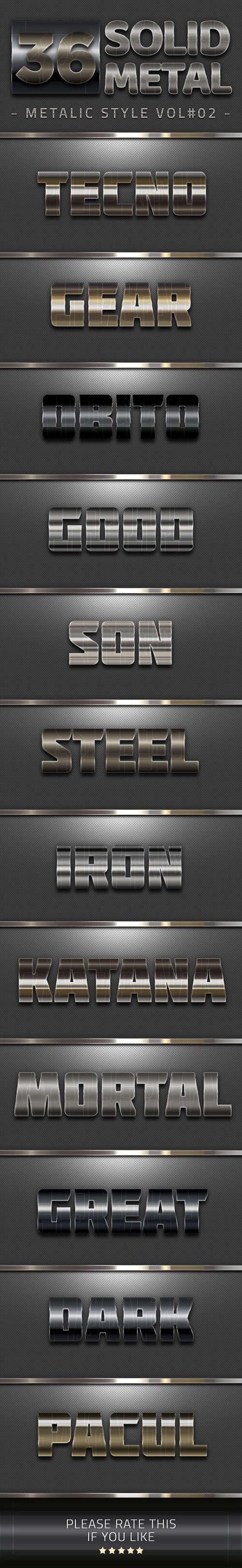 36 Solid Metal Text Effect V02 20609998